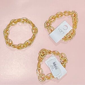 LOFT Gold Link Bracelet